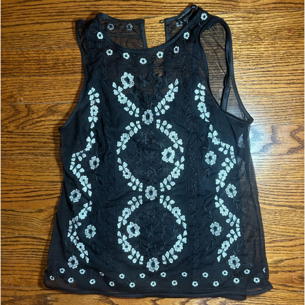 WHBM lace top size S